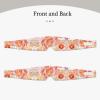 Peach Peony Print Sleep Mask for Men Women, Soft Eye Cover, Soundproof Sleep Earmuff Headband for Travel, Nap view 2