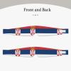 Flag of Serbia Print Sleep Mask for Men Women, Soft Eye Cover, Soundproof Sleep Earmuff Headband for Travel, Nap view 2