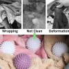 9 Pack Drying Balls for Tumble Dryer, Blue, White and Purple Laundry Balls for Washing Machine, Efficient Tumble Dryer Balls, Dryer Balls for Laundry for Home Laundry and Dry Cleaning view 3