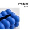 ZDUD Tissue box,HighGrade Leather Tissue box,Tissue Box Creative Ceramic Tissue Box Home Living Room Tea Table Decorative Storage Box Luxury Highgrade Paper Drawer Tissue Dispenser.(Blue) view 2