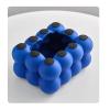 ZDUD Tissue box,HighGrade Leather Tissue box,Tissue Box Creative Ceramic Tissue Box Home Living Room Tea Table Decorative Storage Box Luxury Highgrade Paper Drawer Tissue Dispenser.(Blue) view 3