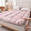 Mattress Topper Single/Twin/Queen/King Size,8cm Thick Pillow Top Mattress Topper for Back Pain,Super Soft Japanese Futon Mattress Floor Guest Bed (Pink,150x200cm) view 1