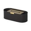 ZDUD Tissue box,HighGrade Leather Tissue box,Tissue Box Home Highgrade Leather Tissue Box Multifunction Remote Control Storage Box Integrated Simple Modern Paper Box Rack Tissue Dispenser.(Brown) view 1