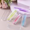 4Pcs Contact Lenses Applicator Contact Lens Applicator Kit, Portable Contact Lens Remover Tools with Tweezers & Suction Stick, Storage Case Included - Ideal for Travel and Daily Use view 4