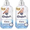 Comfort Pure Dreams Cotton Fresh dermatologically tested fabric softener Sensitive Fabric Conditioner gentle next to sensitive skin 30 washes (900 ml) (Pack of 2) view 1