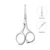 LIVINGO Professional Nose Hair Scissors, Sharp Stainless Steel view 4
