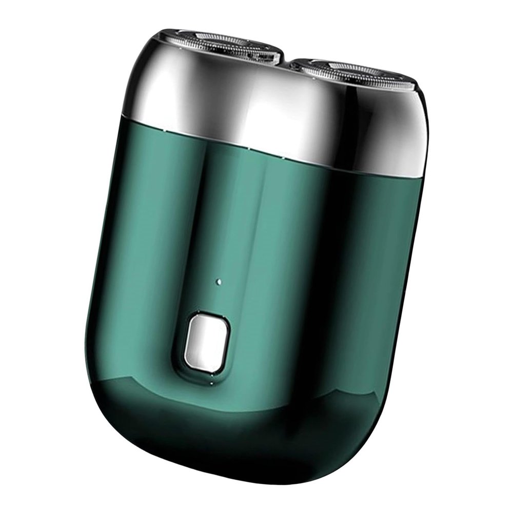 2024 New Upgrade Pocket Shaver USB m ini Shavers for Men,Double He-ad Motor Electric Shaver Rechargeable Waterproof Compact Electric Shaver,Pocket Size Rotary Electrical Shaver,2.76x2.13 in