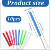 10 PCS Mini Crevice Cleaning Tool, Microfiber Gap Duster Sticks for Home, Car, Vent, Fan, Blind, Window, Small Spaces view 2