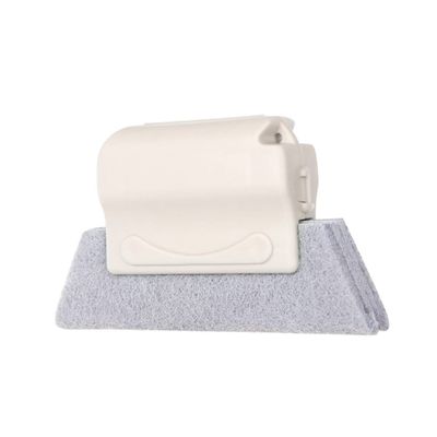 ABOOFAN Window Grooves Cleaning Brush Handheld Dead Angle Gap Scrubber Beige for Household Window and Door Track Cleaning