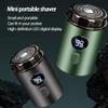 Enspiracle Mini Shaver, The Newest Unisex Mini Portable Electric Shaver, Pocket Size Washable Sopani Mini Shaver for Effortless Wet Dry Shaving Anywhere (Black) view 2