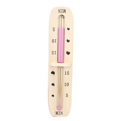 Brrnoo Sauna Timer, 15 Minute Sand Timer Hourglass Timer with Accurate Timing Design 15 Minutes Sauna Timer, Wall Mounting Sand Timer, Sauna Clock, Sauna Accessories for Sauna Room Bath