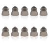 10 Pack Hearing Aid Domes for Phonak, Sound Amplifier Ear Pieces Double Layer Open Domes Washable Anti Static Silicone Earbud Tips Replacement Hearing Aid Accessories for Seniors (S, 9mm)