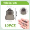 10 Pack Hearing Aid Domes for Phonak, Sound Amplifier Ear Pieces Double Layer Open Domes Washable Anti Static Silicone Earbud Tips Replacement Hearing Aid Accessories for Seniors (S, 9mm) view 2