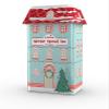 Charbrew Illustrated Christmas Painted House Winter Spiced Metal Tea Tin Caddy Gift 80 Teabags Black Tea Winter Spice Blend view 2