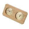 2 in 1 Wooden Sauna Hygrothermograph, Simultaneously Monitor Environment Changes in Sauna Room, Wall Mounted Display Temperature and Humidity with Accuracy view 3