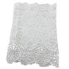 Decorative Unlined or Lined TPN Picc Line Lace Sleeve Cover for Cancer Chemo, Diabetes Freestyle Libre, Lymes Disease - Suitable for weddings/events (6.75" White #3) view 1