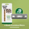 BULLDOG Skincare - Original Bamboo Razor Multipack, Smooth Glide Razor Handle Plus 9 Blade Refills for Men view 2