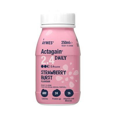 AYMES ActaGain 2.4 Daily - Strawberry Burst - 12 x 250ml