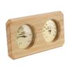 2 in 1 Wooden Sauna Hygrothermograph, Simultaneously Monitor Environment Changes in Sauna Room, Wall Mounted Display Temperature and Humidity with Accuracy view 3