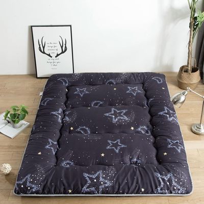 10cm Thick Futon Mattress Single/Twin/Queen/King Size Floor Guest Bed,Foldable Sleeping Bed Portable Camping Mattress Floor Lounger Couch Bed Mattress Topper (Yellow,90x200cm)