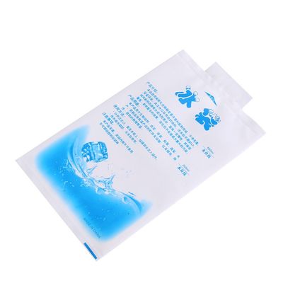 10pcs Reusable Ice Packs Easy to Carry Gel Cooling Bags Pack Freezer Bag Hot or Cold Suitable Cool Storage Cooler for Food Vegetable Industrial Use (Thicker 400ml)