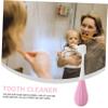 MOLUCKFU Extra Soft Pink Children's Toothbrush for Ages 2-5 Manual Ergonomic Design Gentle Bristles for Toddler Oral Care view 2