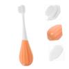 TOBBOMEY Childrens Manual Toothbrush Extra Soft Bristles Orange Hot Air Balloon Design Toddler Toothbrush for Ages 2-5 with Fine Soft Fibers Baby Teeth Cleaning view 4