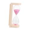 Ciieeo Hourglass Timer Sauna Hourglass Wooden and Glass Heat Resistant Ideal for Boys and Girls