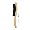 FRCOLOR Handle Beard Brush for Men Solid Wood Mustache Brush Portable Beard Care Accessory Long Handle for Home Barber Shop Salon view 2