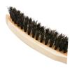 FRCOLOR Handle Beard Brush for Men Solid Wood Mustache Brush Portable Beard Care Accessory Long Handle for Home Barber Shop Salon view 3