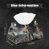 Astronaut Landing on The Moon Tissue Holder Napkin Dispenser Decorative Tissue Box Holder Paper Holder for Bathroom Office 7.9" L x 4.9" W x 4.5" H view 2