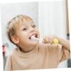 NULYLU Kids Teeth Brush Soft Bristles Manual Children Toothbrush for Toddlers 2-5 Years Old Yellow Baby Toothbrush with Fine Soft Hair for Infant Oral Care view 4