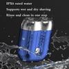 Upgrade Pocket Shaver Usb Mini Shavers,Mini Dual Head Electric Razor,Electric Mini Portable Razor,Pocket Size Washable Electric Shaver,Mini Razor For Men,For Home,Car,Trave (Silver) view 3