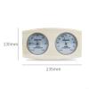 EXTRWORY 2 in 1 Wooden for Sauna Room Thermometer Hygrometer Steam Temperature Hygrometer,Sauna Accessories,Sauna Thermometer view 3