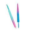 FRCOLOR 2pcs Professional Angled Eyebrow Tweezers Precision Tweezers for Women Men Lash Extension Eyebrow Pluckers for Shaping view 1