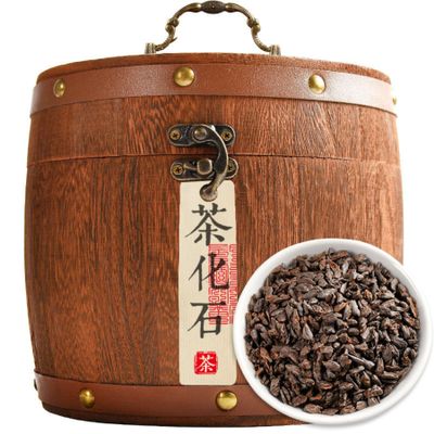 Aged Pu'er Ripe Tea 26.46oz,Tea Fossil with Glutinous Aroma From Ancient Trees in Yunnan Menghai 750g