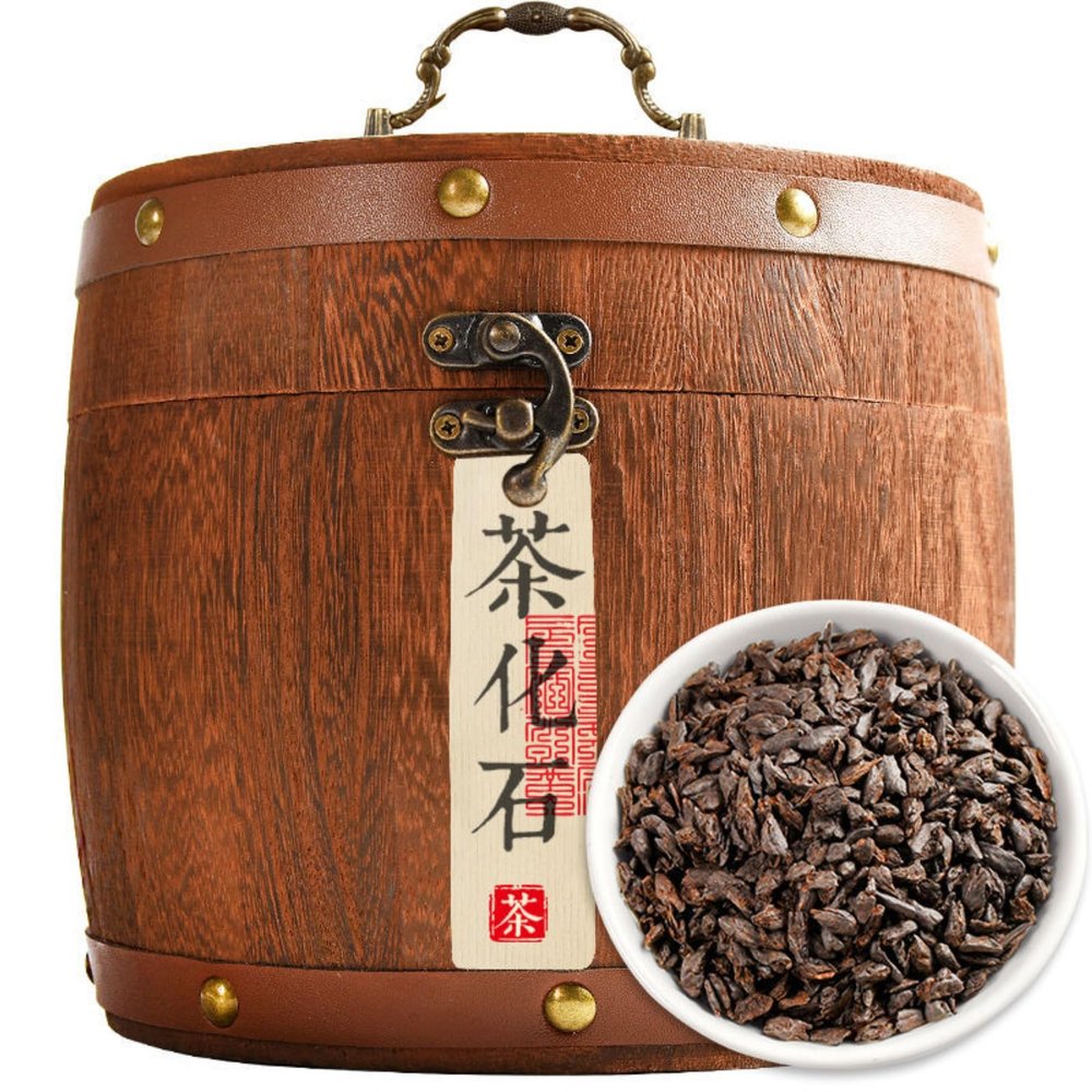 Aged Pu'er Ripe Tea 26.46oz,Tea Fossil with Glutinous Aroma From Ancient Trees in Yunnan Menghai 750g