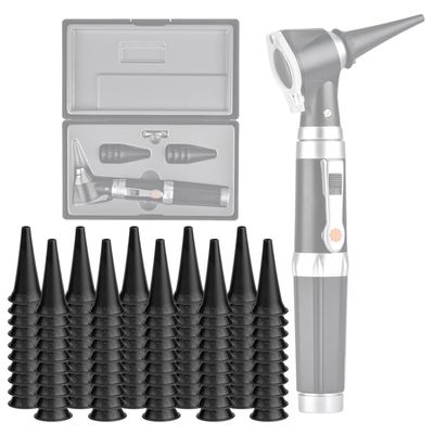 Jiusion Original 100 Pack 4mm Otoscope Speculum Tips for Jiusion 3X Otoscope or Same Style Otoscope, Disposabe Speculum Otoscope Caps Accessory 100pcs in Total