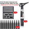 Jiusion Original 100 Pack 4mm Otoscope Speculum Tips for Jiusion 3X Otoscope or Same Style Otoscope, Disposabe Speculum Otoscope Caps Accessory 100pcs in Total view 4