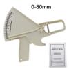 Bordhap 1 PCS Precision Caliper Sebum Caliper Fat Clip Sebum Caliper Fat Personal Fat Ruler White view 3