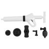 Respicefinem Plunger Sink Unblocker Sink Plunger 60. 020. 09. Pressure Drain Unblocker Manual Pneumatic Drain for Bathroom Kitchen Sink Toilet Auger Rubber Sealing view 1