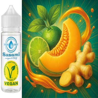 Ginger Glow - Lime-Melon-Ginger Flavor Concentrate - Vegan - Sasami - 10ml
