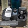 Bauer 39140 5 in 1 Men's Grooming Kit/Hair Clippers, Beard, Nose and Ear Trimmer Attachments/All in One USB Rechargeable with Storage Stand view 2