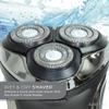 Bauer 38759 Men's Wet and Dry Rotary Shaver/Floating Triple Blades and Detachable Head/Cordless Function and USB Rechargeable view 2