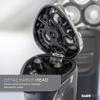Bauer 38759 Men's Wet and Dry Rotary Shaver/Floating Triple Blades and Detachable Head/Cordless Function and USB Rechargeable view 3