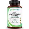 Benfotiamine 500mg x 120 Capsule | 4 Months Supply | Fat Soluble Vitamin B1 (Thiamine) for Nerve Health & Cognitive Enhancement | Vegan, Non-GMO & Gluten Free | Zero Additives | Third Party Lab Tested view 1