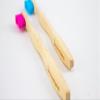 Bamboo Toothbrush, Ecological and 100% Biodegradable; Vegan-Friendly, BPA Free, FSC, Natural Bristles, 8 Colors, 100% Natural; Box Made from Recycled Paper view 4
