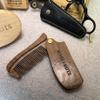 Beard & Bates Second Hand Beard Tool Kit Wooden Comb Scissors Brush view 2