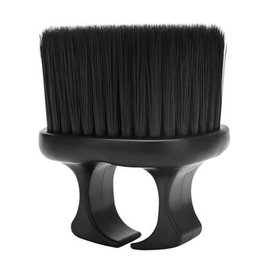 BEBEMOKO Portable Beard Cleaning Brush for Men Black Hair Grooming Tool Small Size for Mustache and Beard Care for Home and Barber Shop