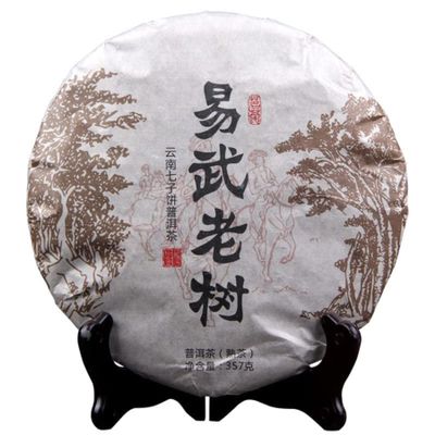 Aged Fermented Menghai Bulangshan Pu'er Ripe Tea 357g Treasure, Yiwu Old Tree Tea